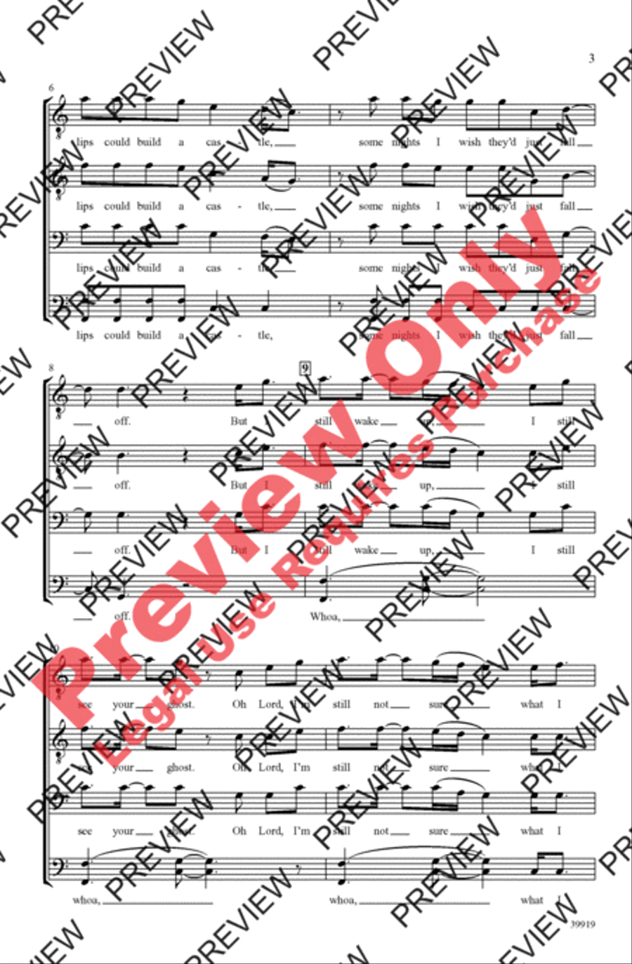 Some Nights Men's Choir scores gallery preview page 3