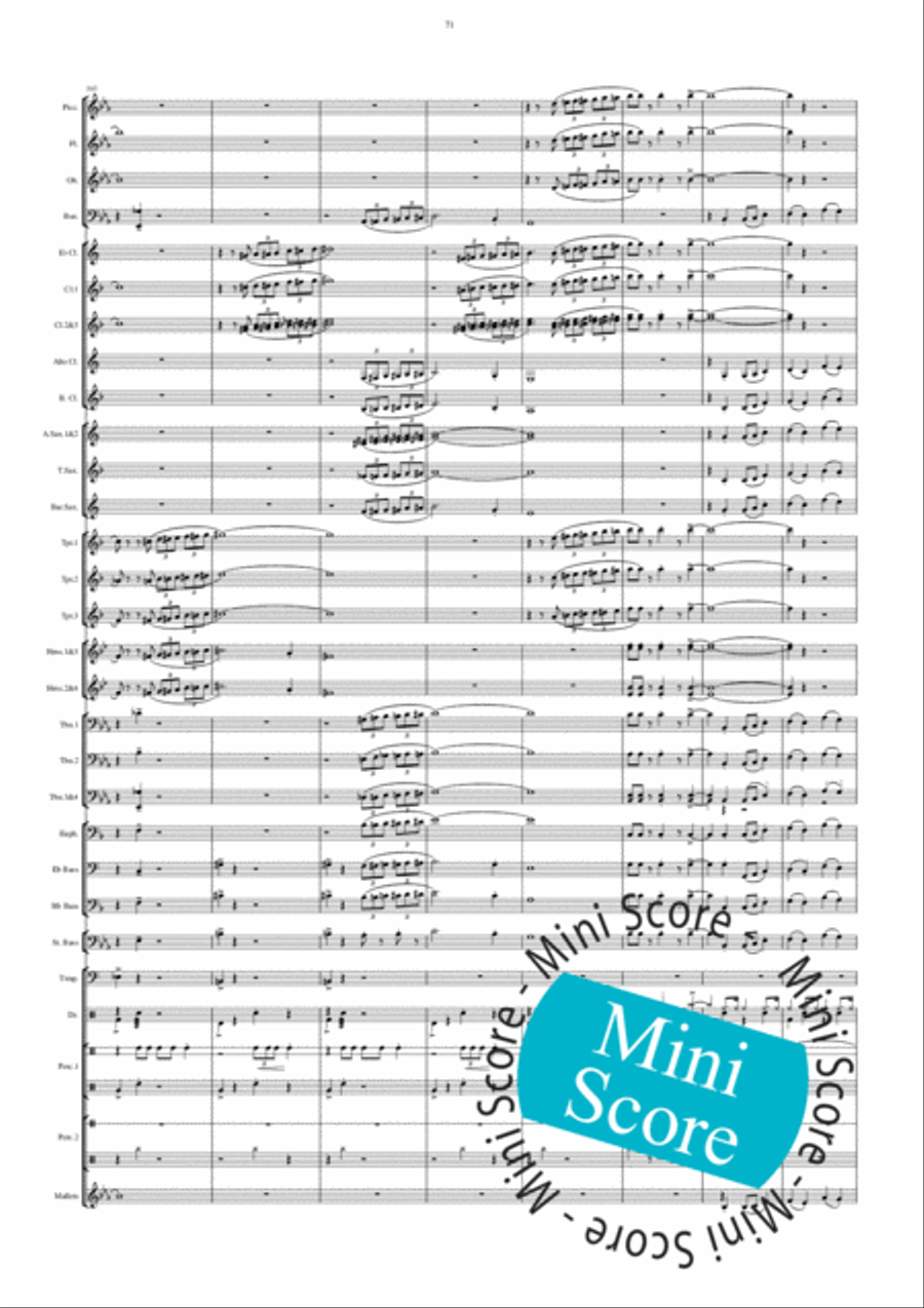 Car Concert Band scores gallery preview page 75