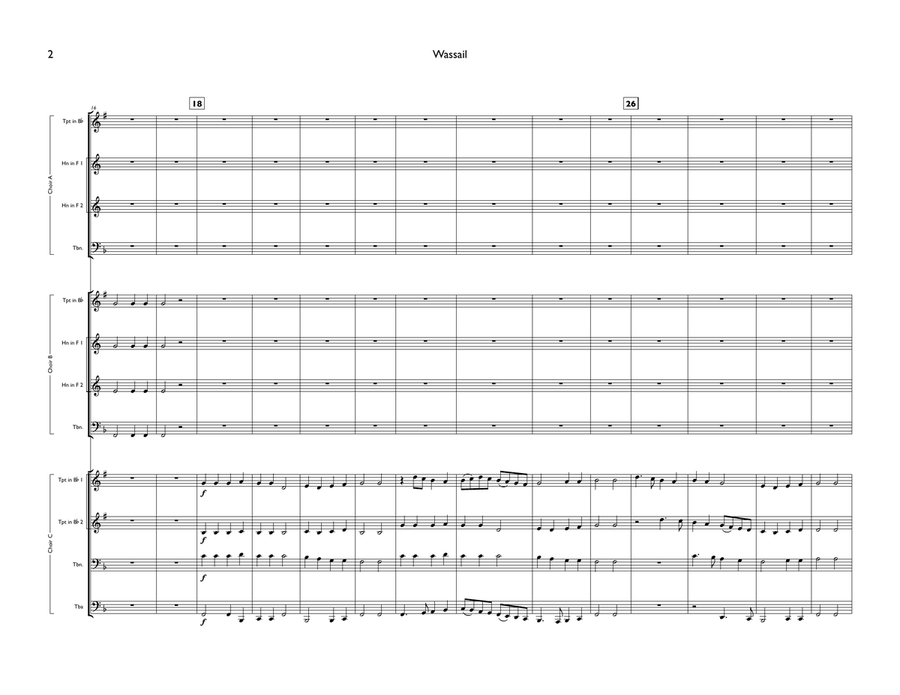 Wassail Brass Ensemble scores gallery preview page 2