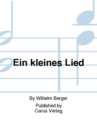 Book cover for Ein kleines Lied
