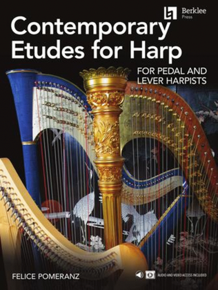 Book cover for Contemporary Etudes for Harp