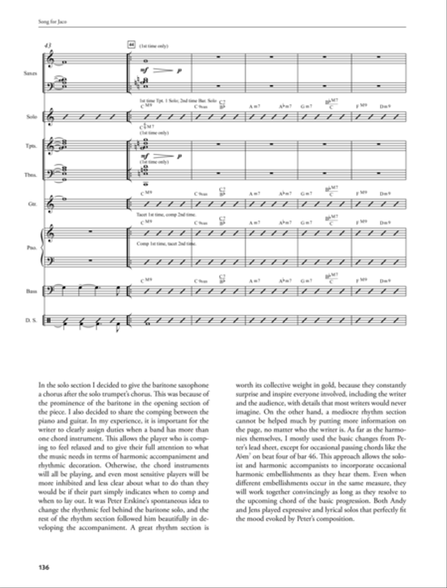 Composing and Arranging for the Contemporary Big Band CD scores gallery preview page 10