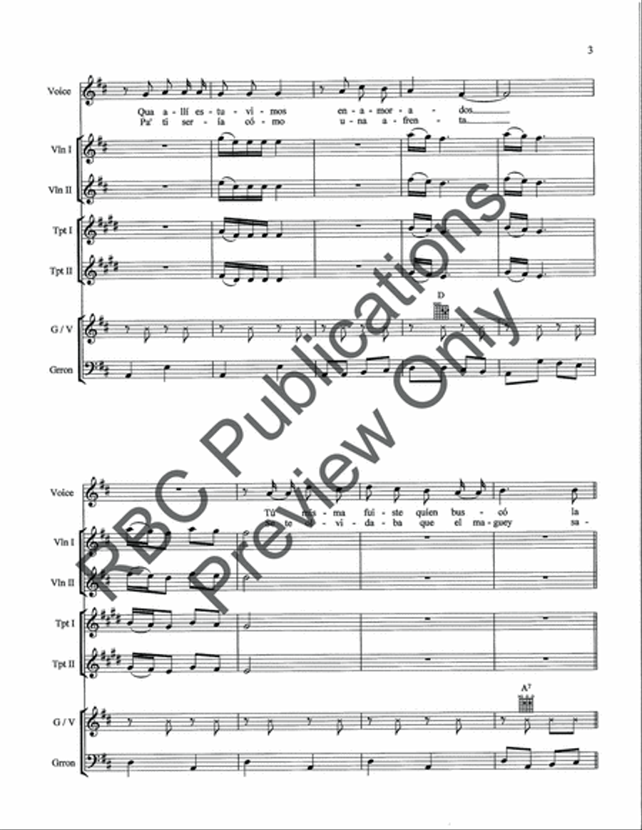 La Ley Del Monte Mariachi (Score) Voice scores gallery preview page 5