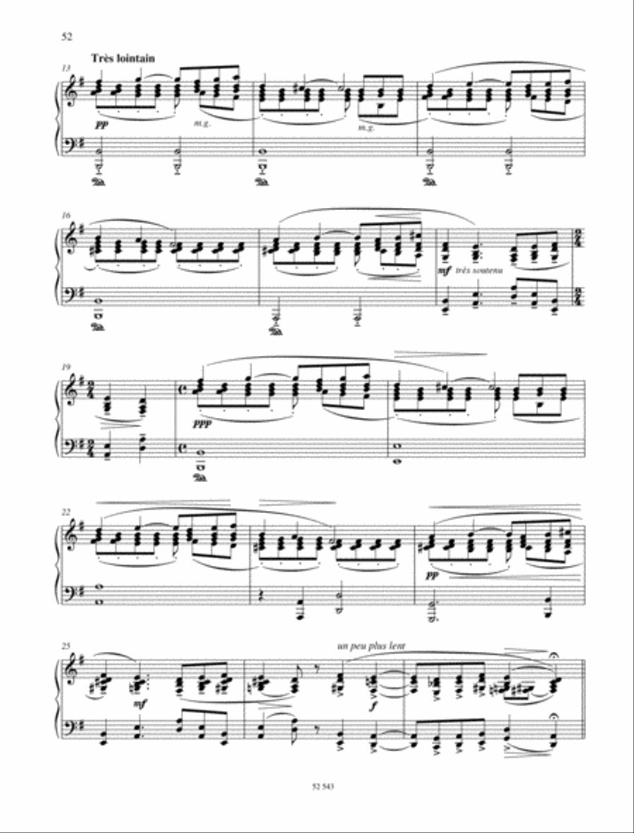 Pavane pour une infante défunte Piano Solo scores gallery preview page 2
