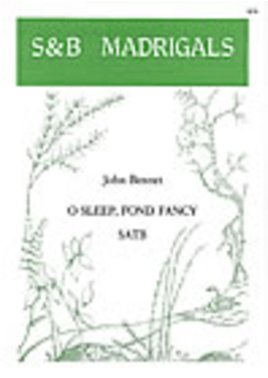 O sleep, fond fancy 4-Part scores gallery preview page 1