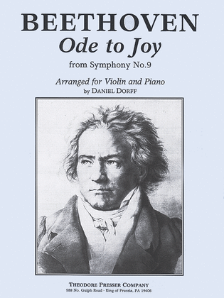 Book cover for Ode to Joy