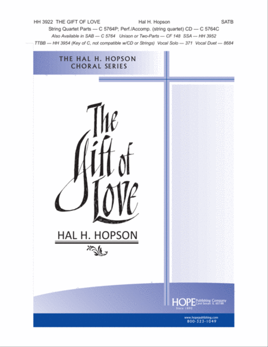 The Gift of Love 4-Part scores gallery preview page 2