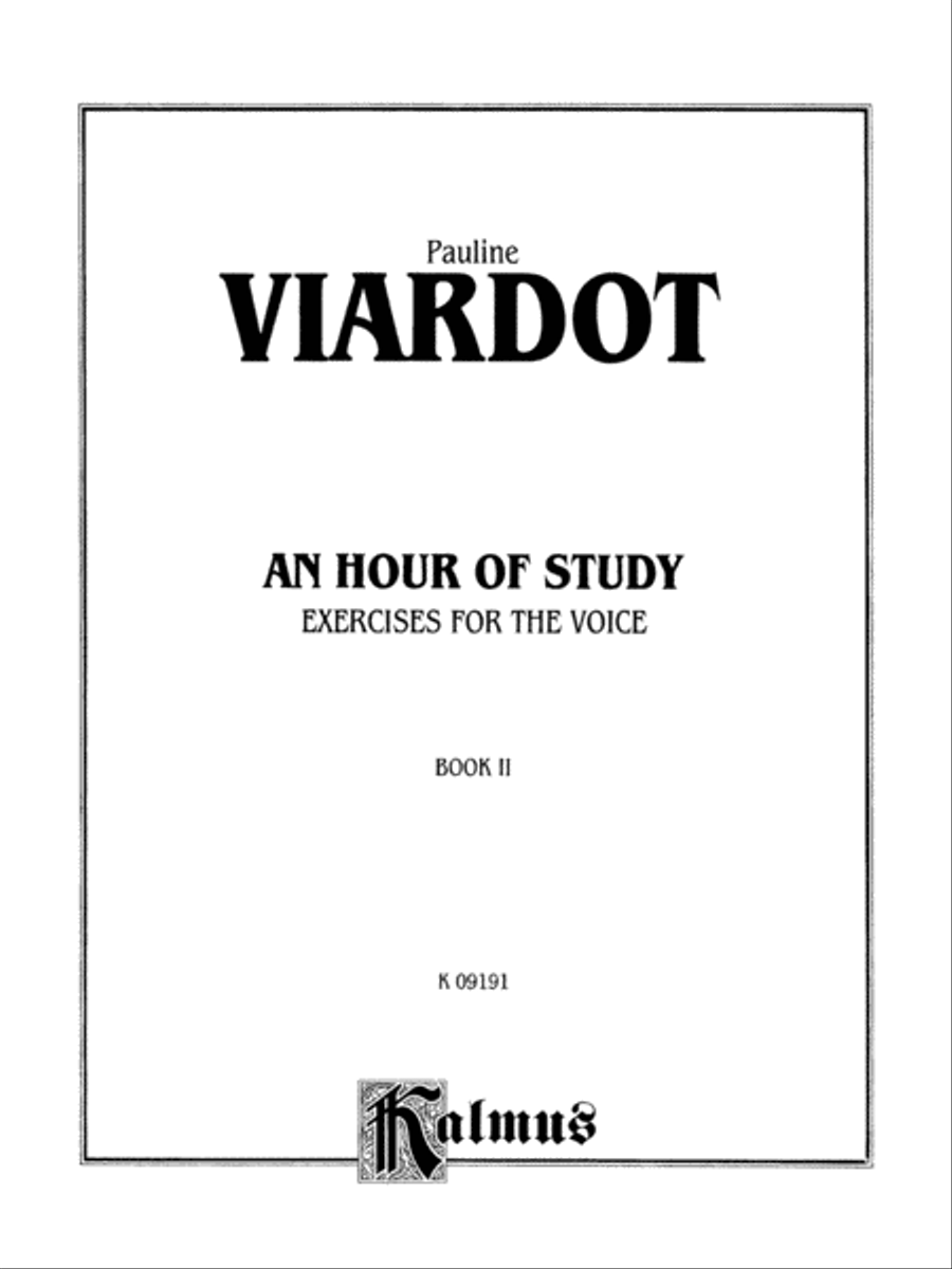 An Hour of Study, Volume 2 Voice scores gallery preview page 2