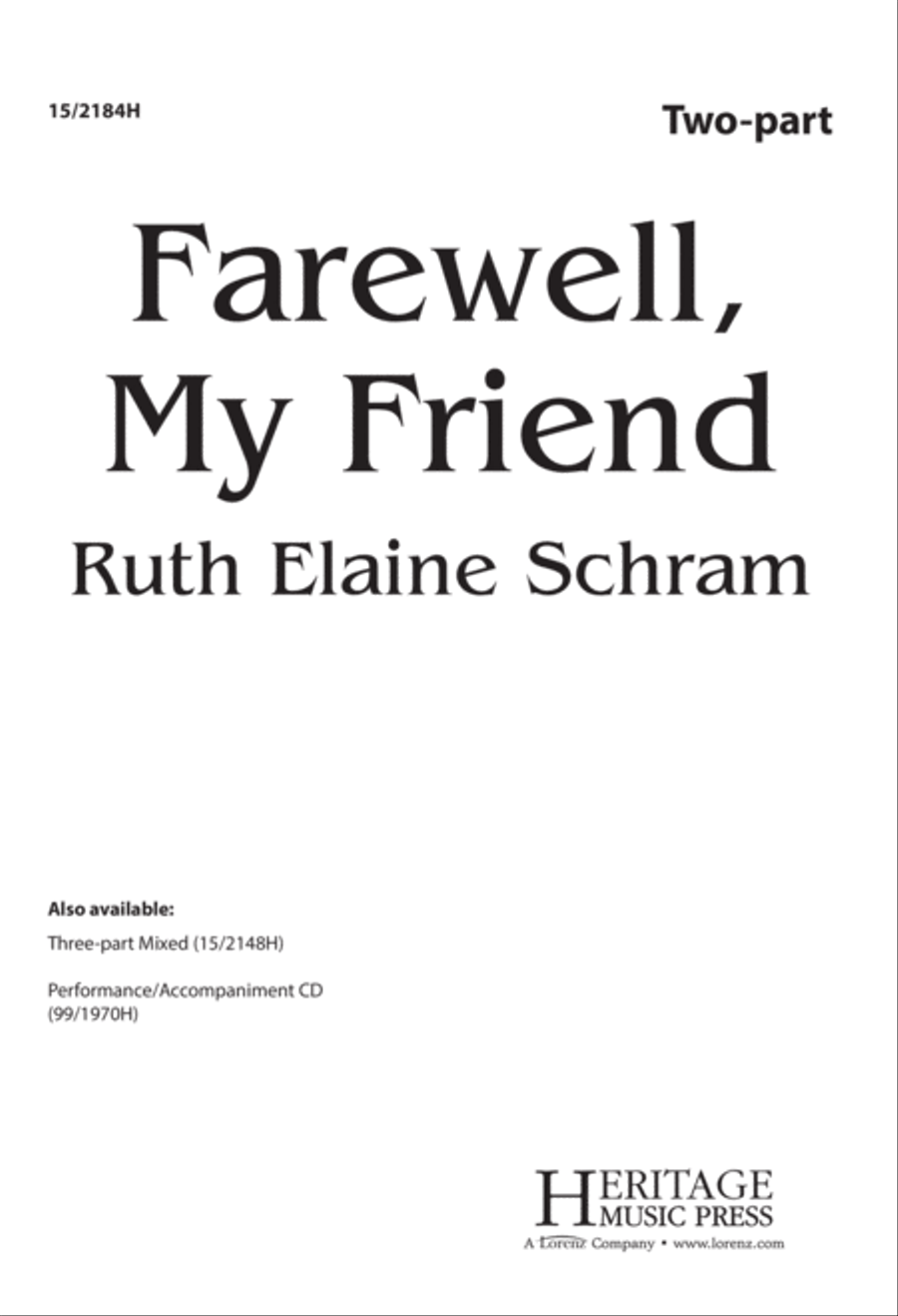 Farewell, My Friend Farewell, My Friend 2-Part scores gallery preview page 1
