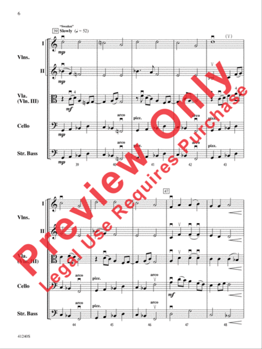 Minecraft String Orchestra scores gallery preview page 7