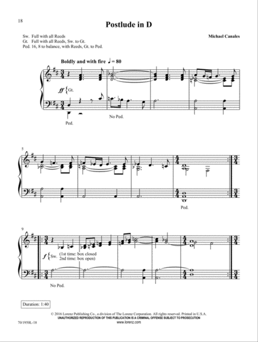 Inventions for Worship Organ Solo scores gallery preview page 8