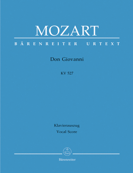 Wolfgang Amadeus Mozart: Don Giovanni, K. 527