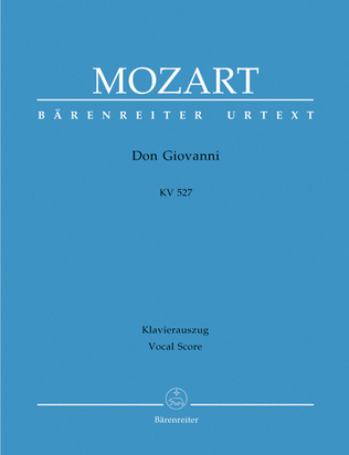 Book cover for Don Giovanni, K. 527