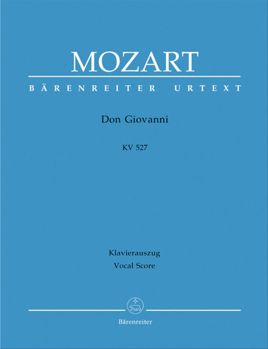 Book cover for Don Giovanni, K. 527