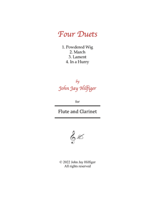 Four Duets for Flute and Clarinet