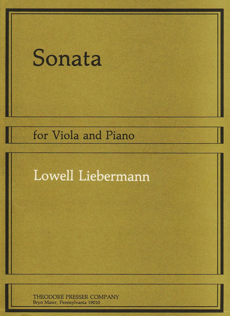 Lowell Liebermann: Sonata