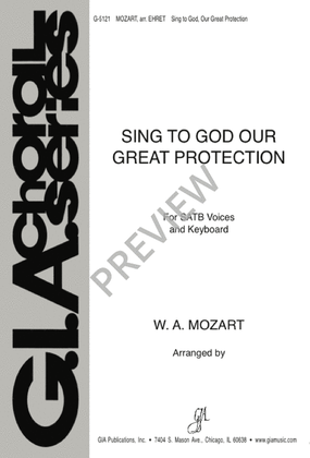 Book cover for Sing to God, Our Great Protection