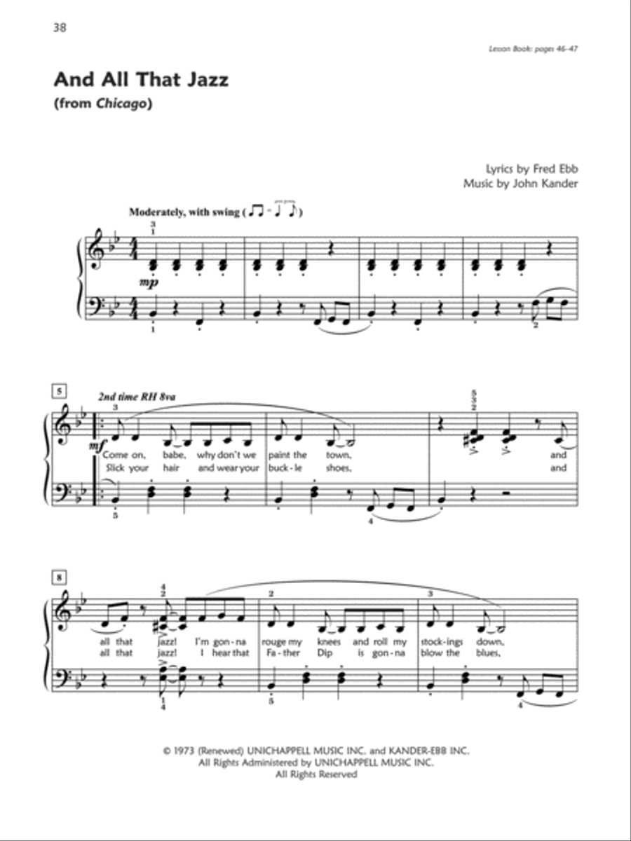 Premier Piano Course Pop and Movie Hits, Book 5 Piano Method scores gallery preview page 5