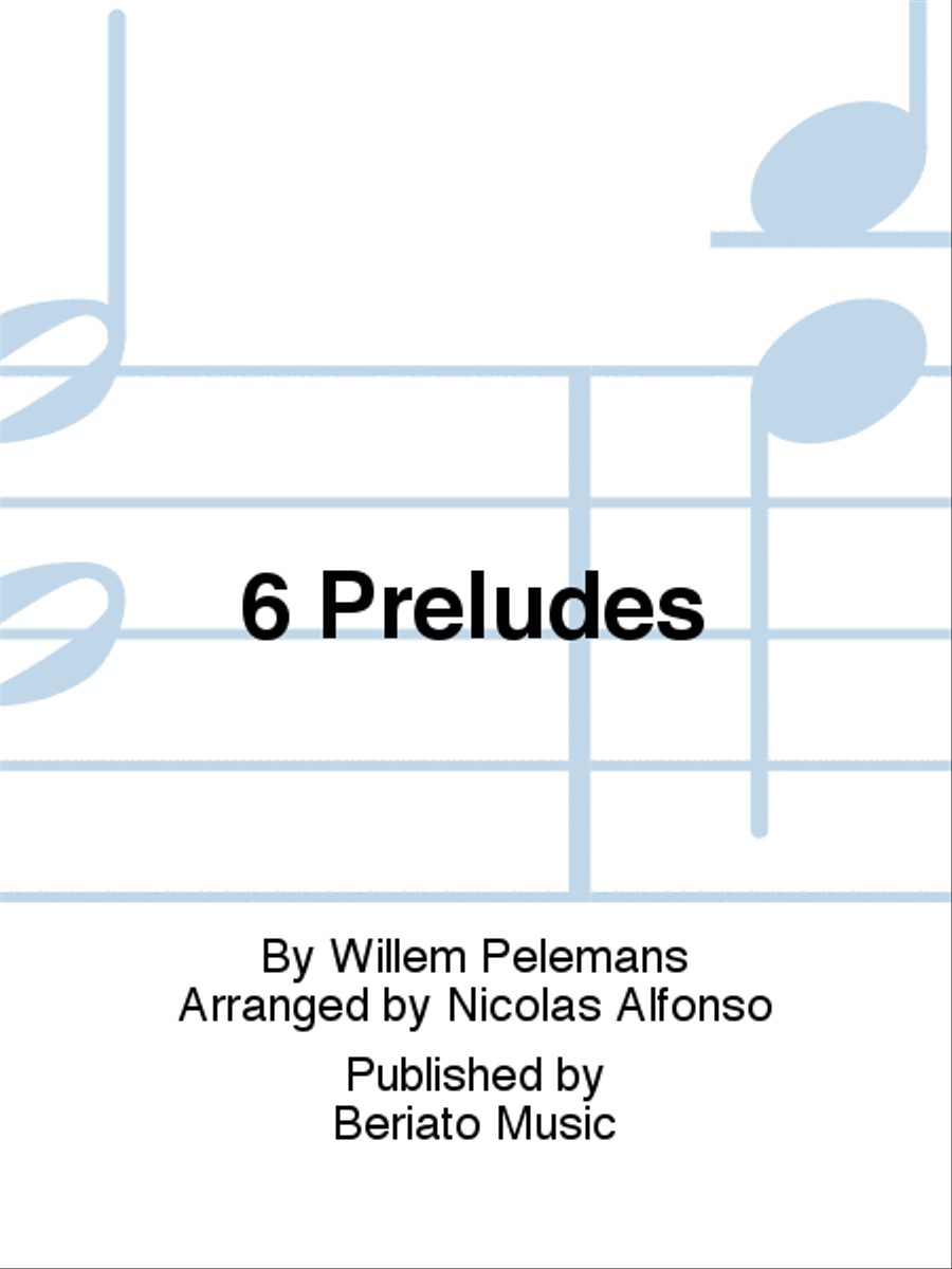 6 Preludes Guitar Ensemble scores gallery preview page 1