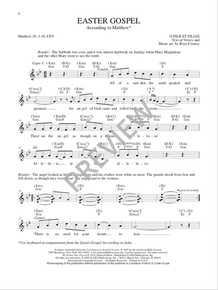 Easter Gospels Easter Gospels Flute scores gallery preview page 7