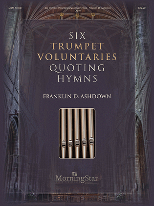 Book cover for Six Trumpet Voluntaries Quoting Hymns