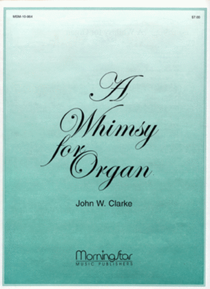 Book cover for A Whimsy for Organ