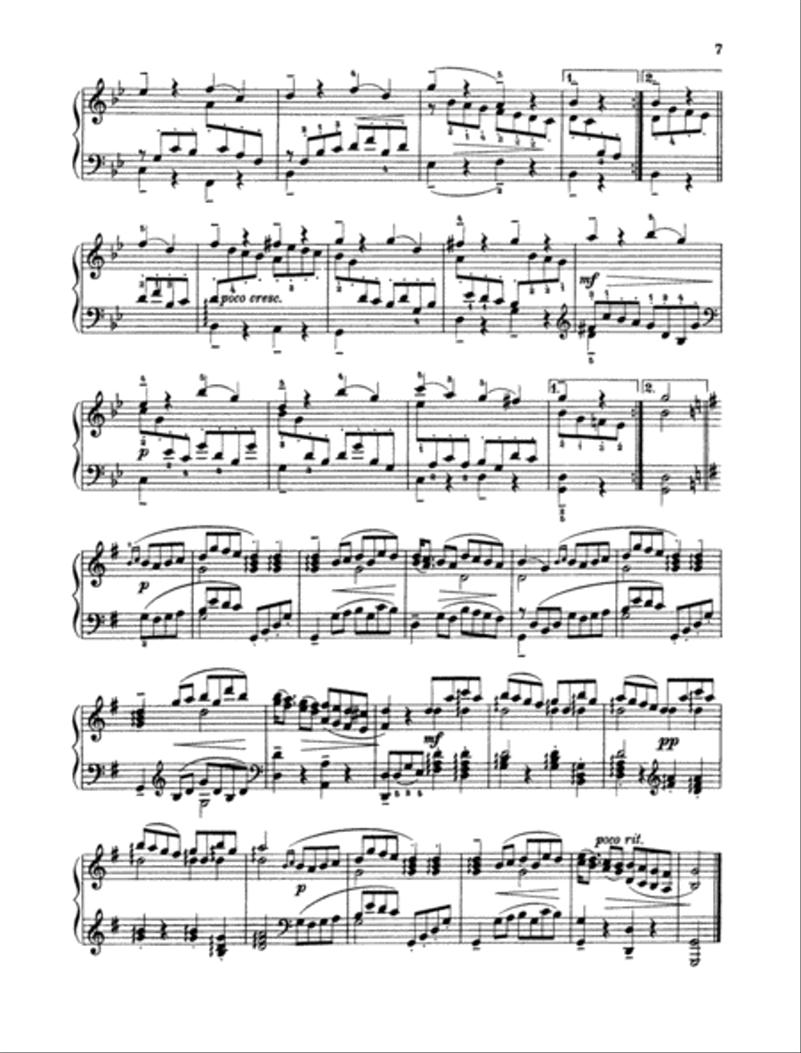 Classical Favourites Piano Solo scores gallery preview page 6