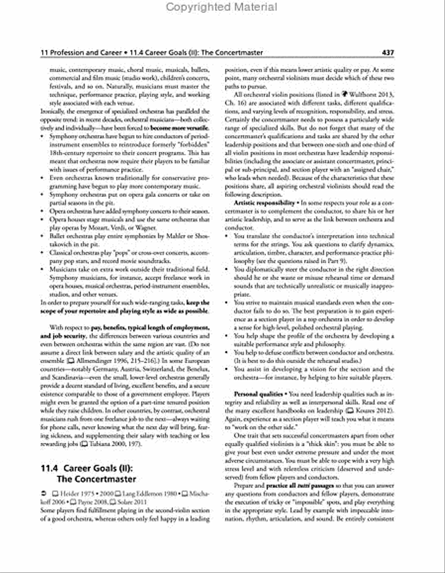 The Orchestral Violinist's Companion, Volumes 1 + 2 Violin scores gallery preview page 33