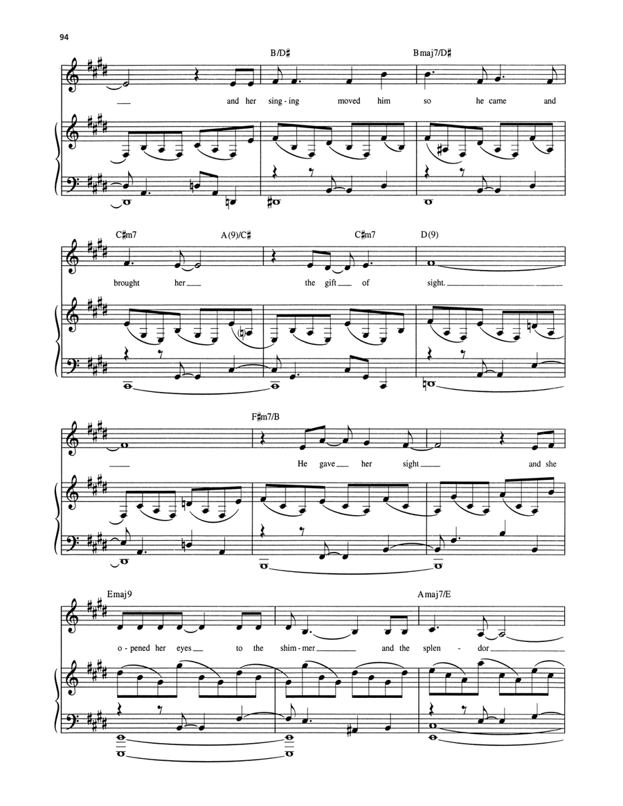 Meadowlark (from The Baker's Wife) Voice scores gallery preview page 6