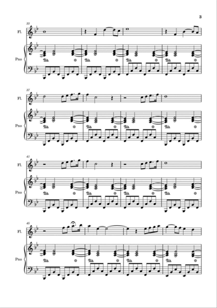 I Have A Dream Flute Solo scores gallery preview page 3