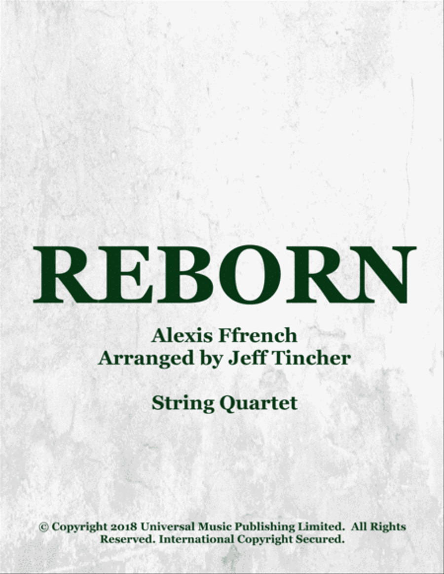 Reborn String Quartet scores gallery preview page 1
