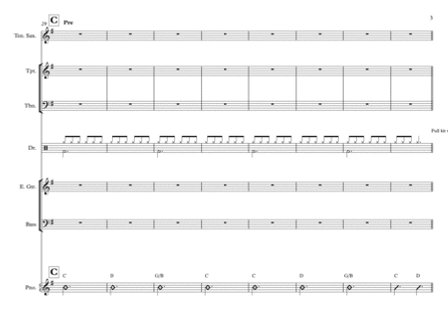 Oh Holy Night Contemporary Arrangement Piano, Vocal, Guitar scores gallery preview page 3