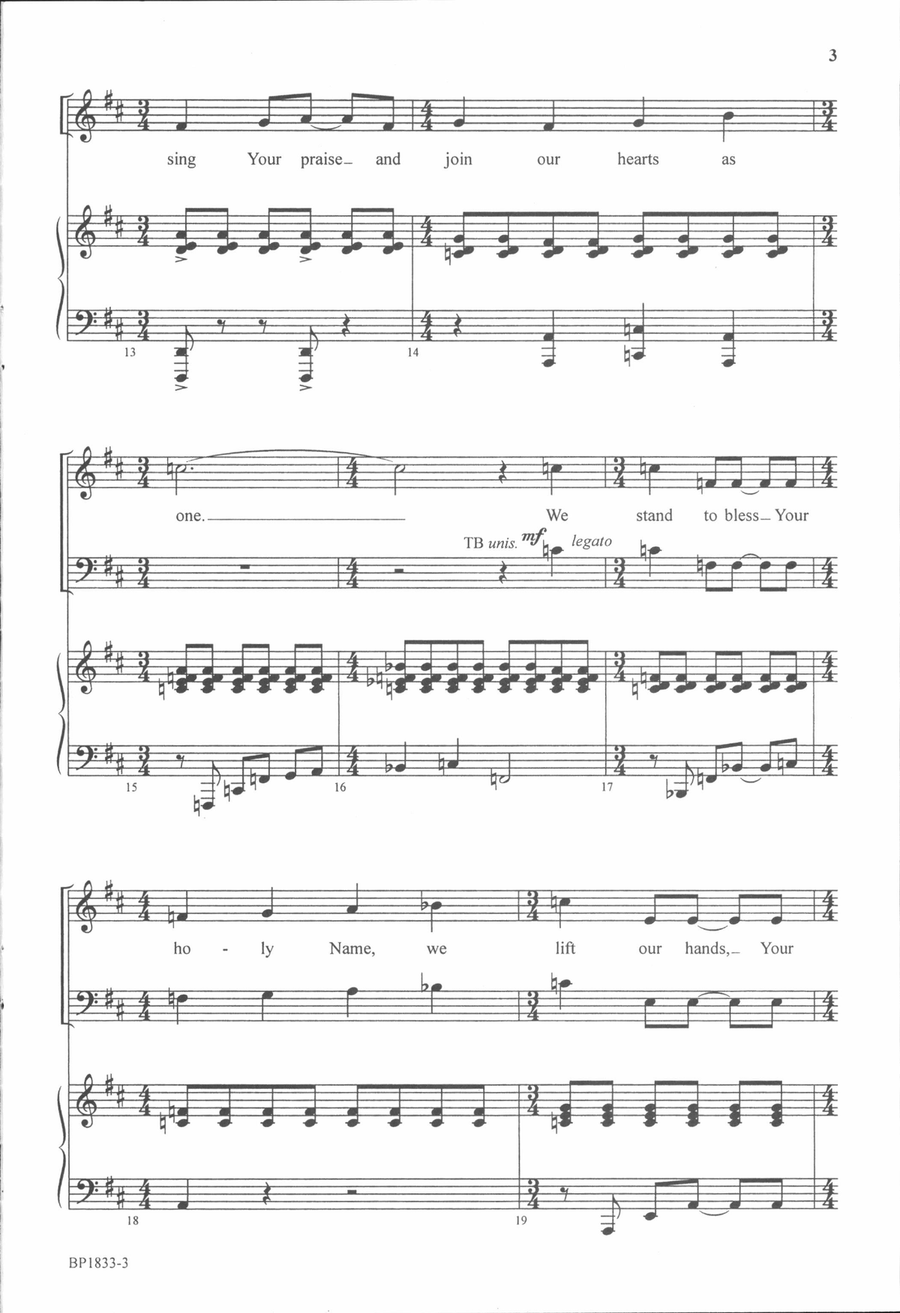 From the Rising to the Setting of the Sun 4-Part scores gallery preview page 3