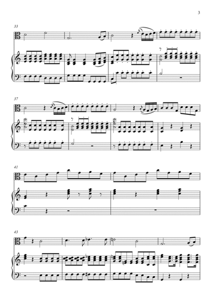 W.A Mozart - Der Hölle Rache kocht in meinem Herzen (Die Zauberflöte) Viola Solo image number null