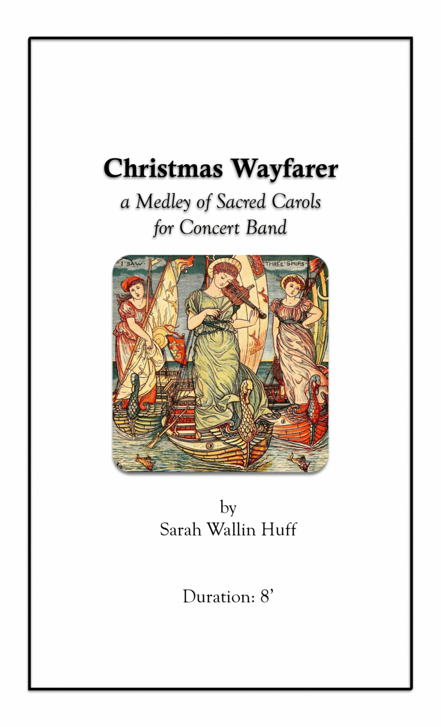 Christmas Wayfarer (for Concert Band) - SCORE Concert Band scores gallery preview page 1