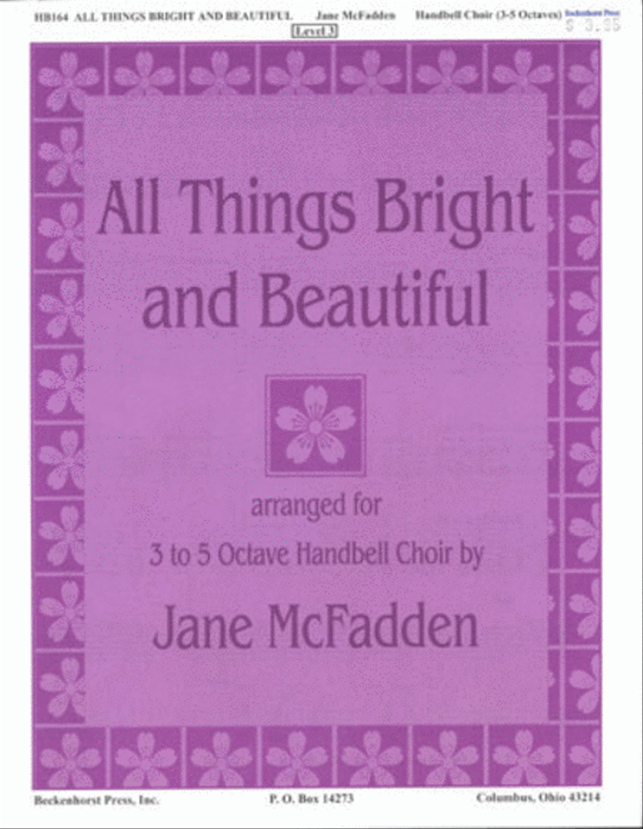 All Things Bright and Beautiful - McFadden 5-Octaves scores gallery preview page 1