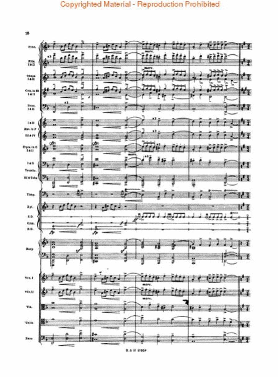 The Young Person's Guide to the Orchestra, Op. 34 Orchestra scores gallery preview page 3