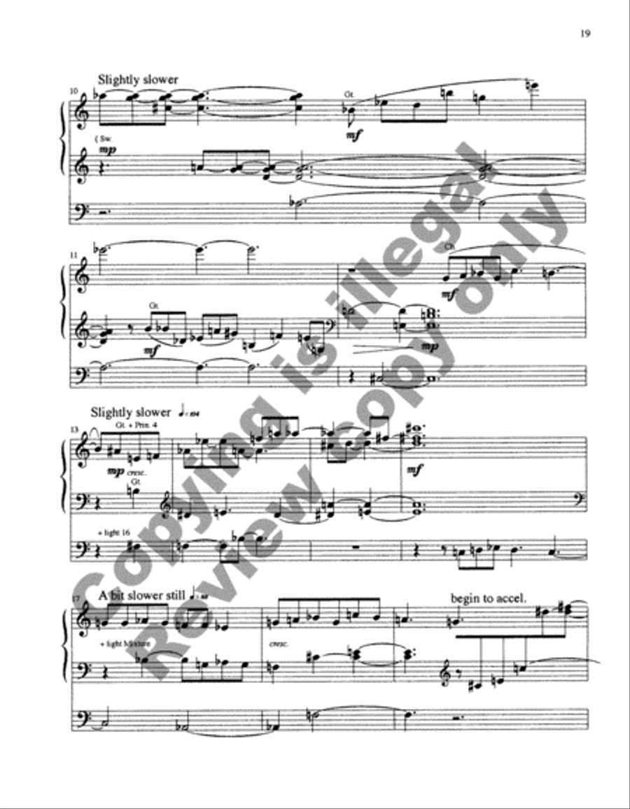 Four Biblical Settings Four Biblical Settings Organ scores gallery preview page 9