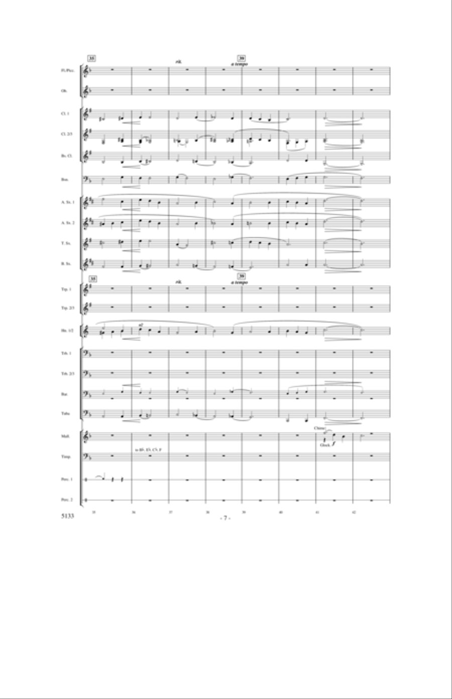 It Came Upon The Midnight Clear Concert Band scores gallery preview page 6