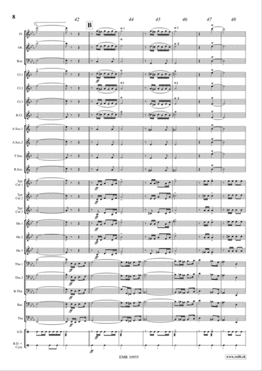 Concordia March Concert Band scores gallery preview page 9