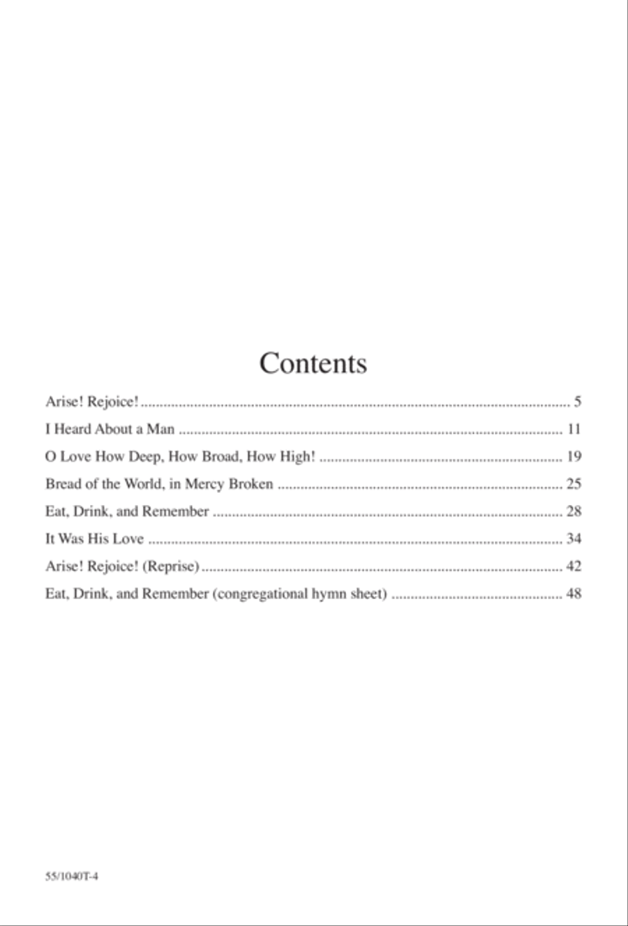 Arise, Rejoice! 3-Part scores gallery preview page 6
