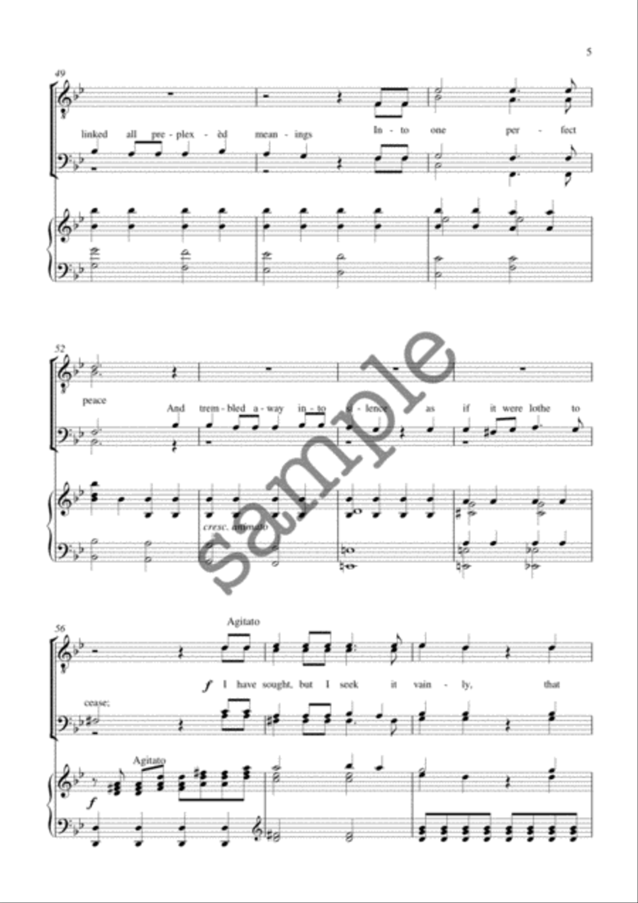 The Lost Chord The Lost Chord TTBB scores gallery preview page 5