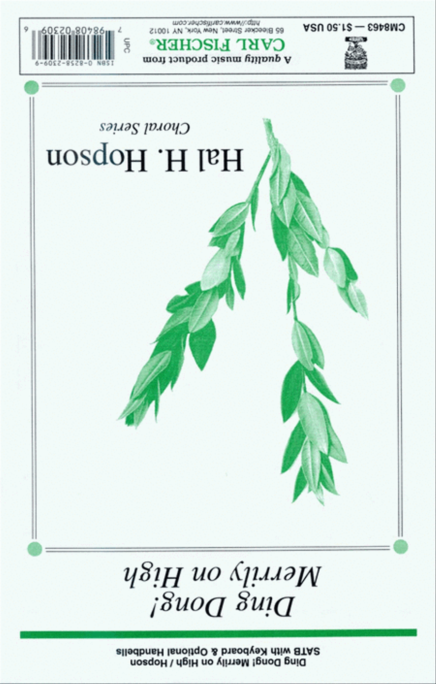 Ding Dong! Merrily on High 4-Part scores gallery preview page 1