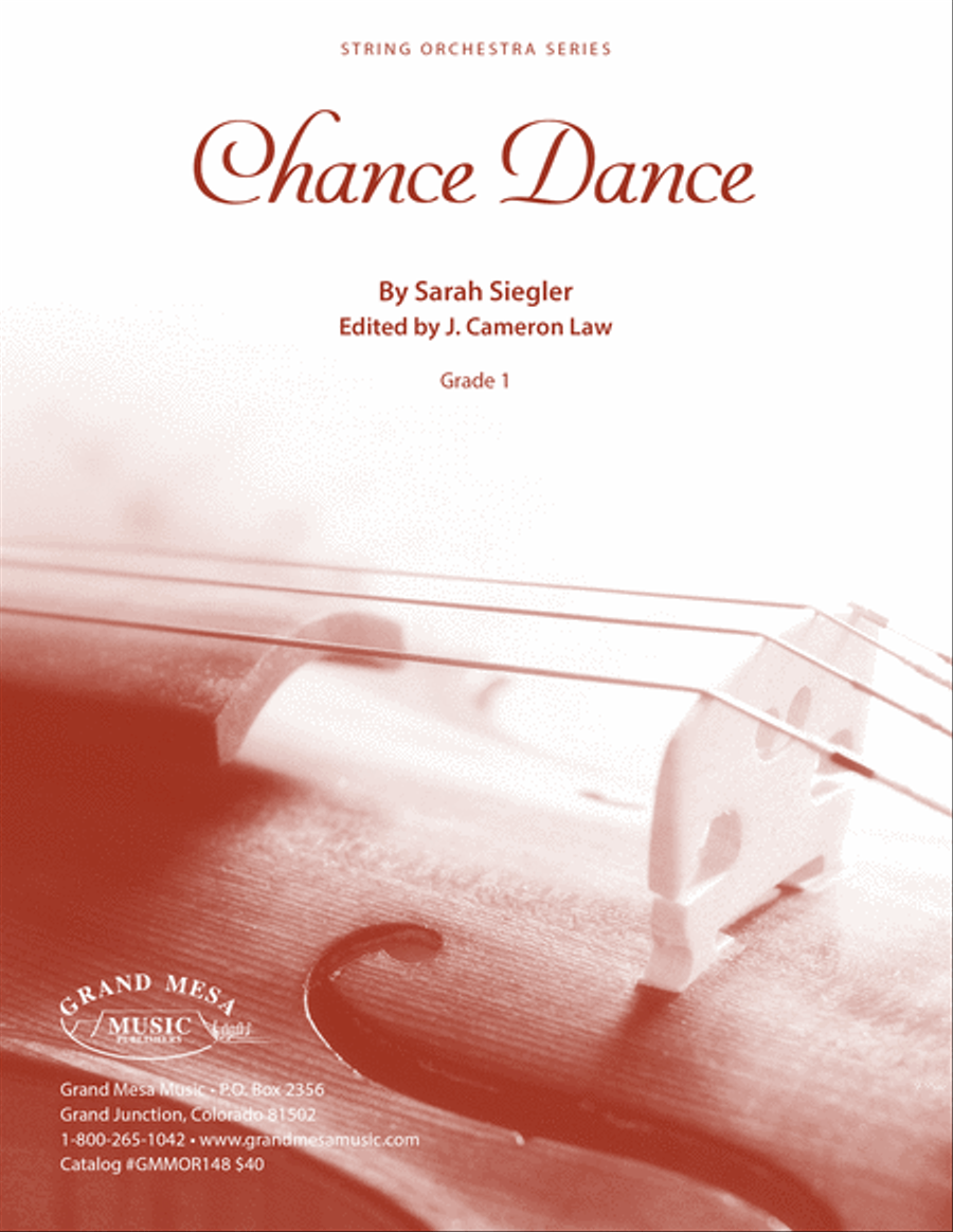 Chance Dance String Orchestra scores gallery preview page 1