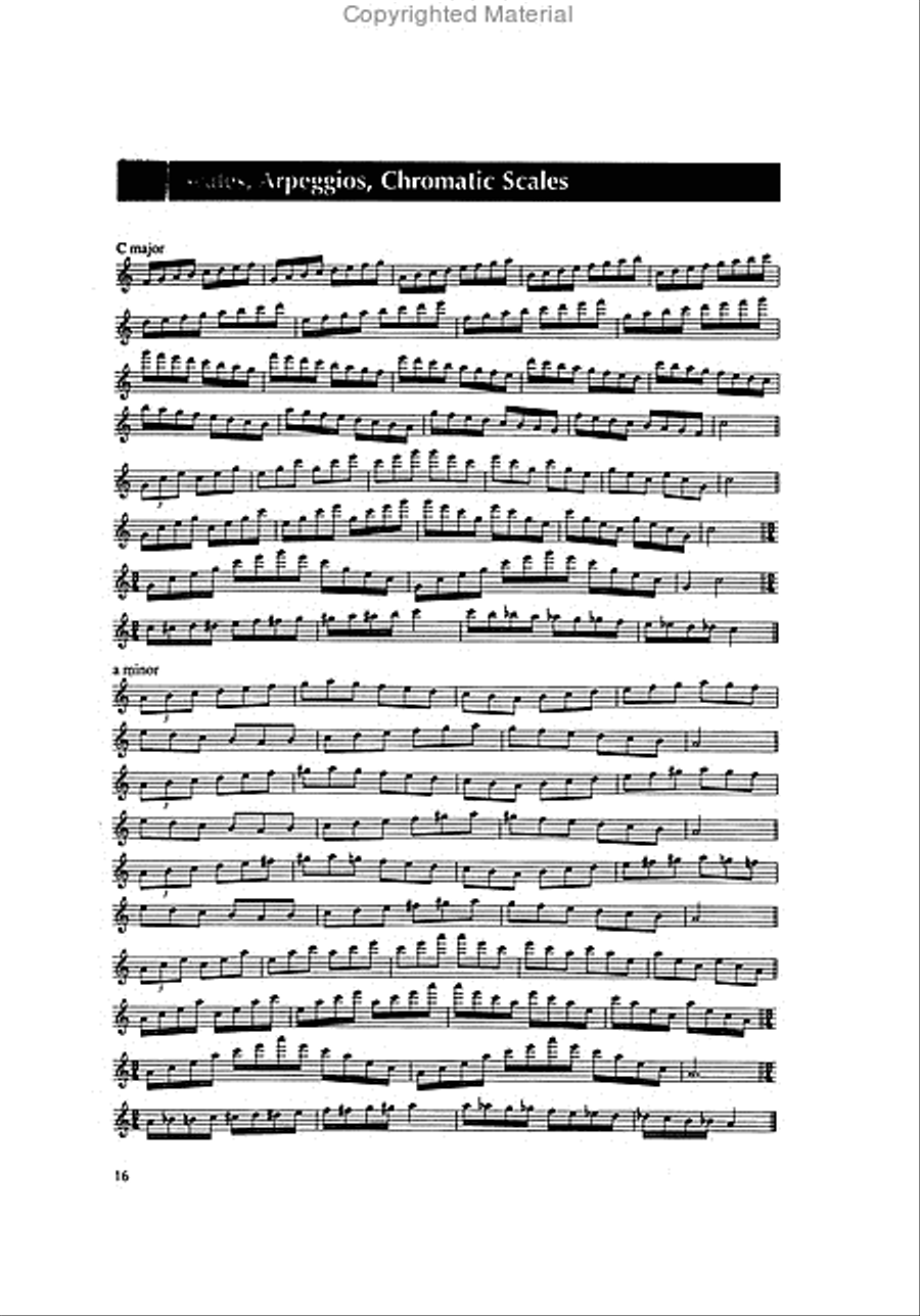 Advanced Recorder Technique Alto Recorder scores gallery preview page 3