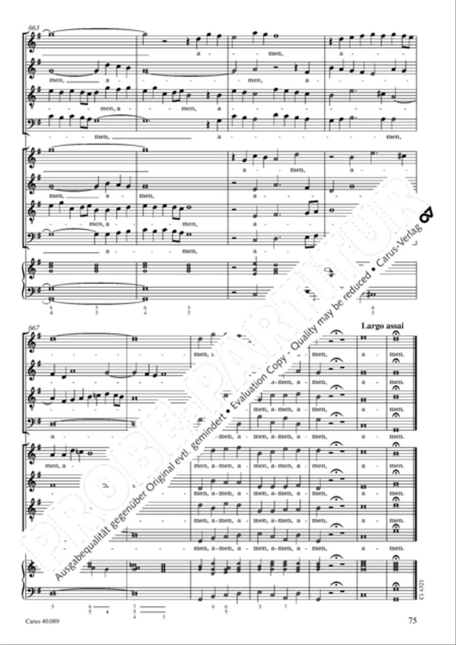 Credo a 8 voci 4-Part scores gallery preview page 76