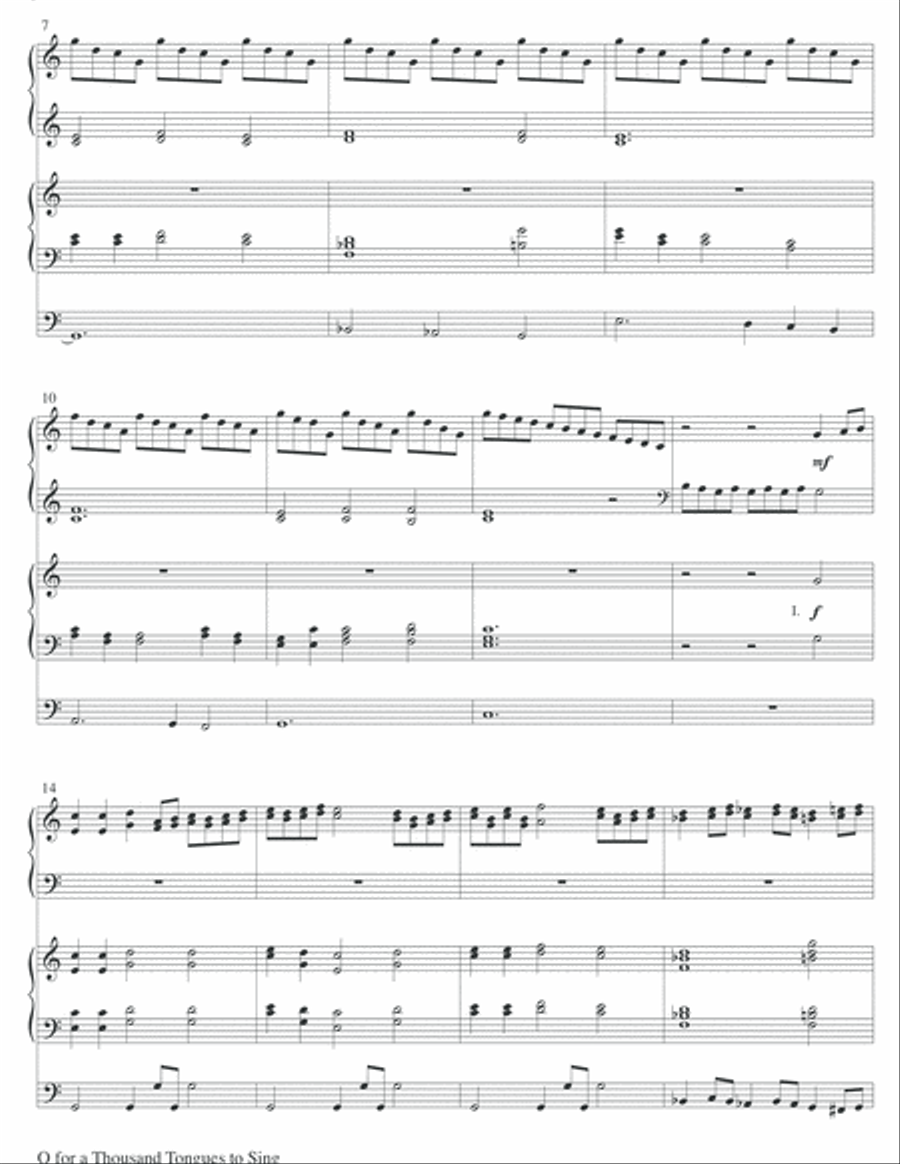 Where Two Are Gathered Organ scores gallery preview page 6