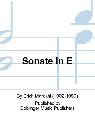 Sonate in E