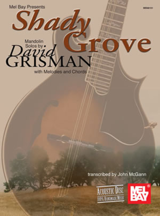 Book cover for Shady Grove: Mandolin Solos by David Grisman
