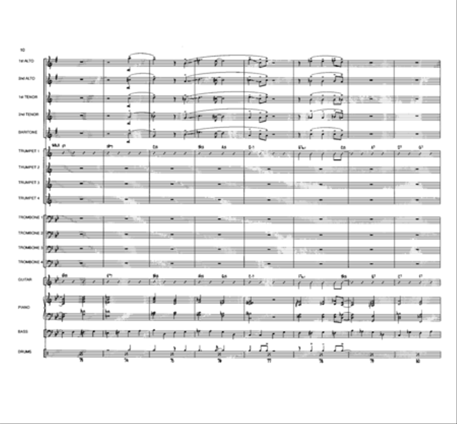 Blue Hue Jazz Ensemble scores gallery preview page 10